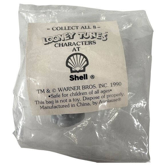 1990 Looney Tunes Figures Characters Shell PVC Sylvester Tweety Taz Wile Coyote - Picture 3 of 7